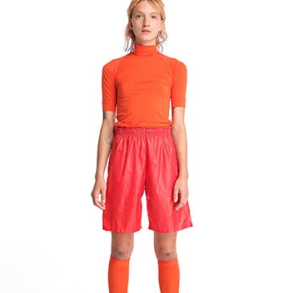DUMITRASCU Orange Long Sleeve Turtleneck - Picture 1 of 7
